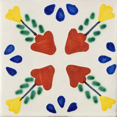 Mexican Decorative Tile Flechas 1057